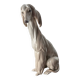 Ceramic greyhound by Juan Huerta