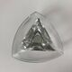 Beautiful cut crystal carafe with its stopper and solid silver setting