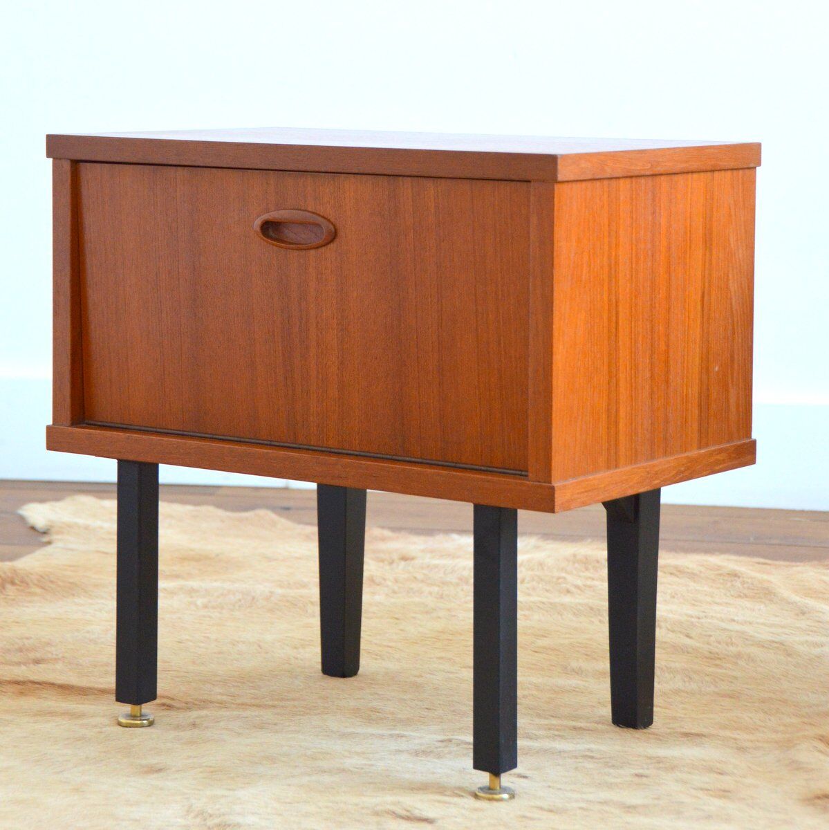 Pair of Scandinavian teak bedside tables 1960s