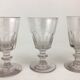 6 crystal glasses of Baccarat Saint Louis XIXeme