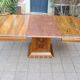 table art déco en noyer avec rallonges 14 couverts