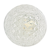 Plafonnier rond en verre ciselé