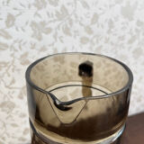 Smoked glass decanter