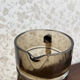 Carafe en verre fumé