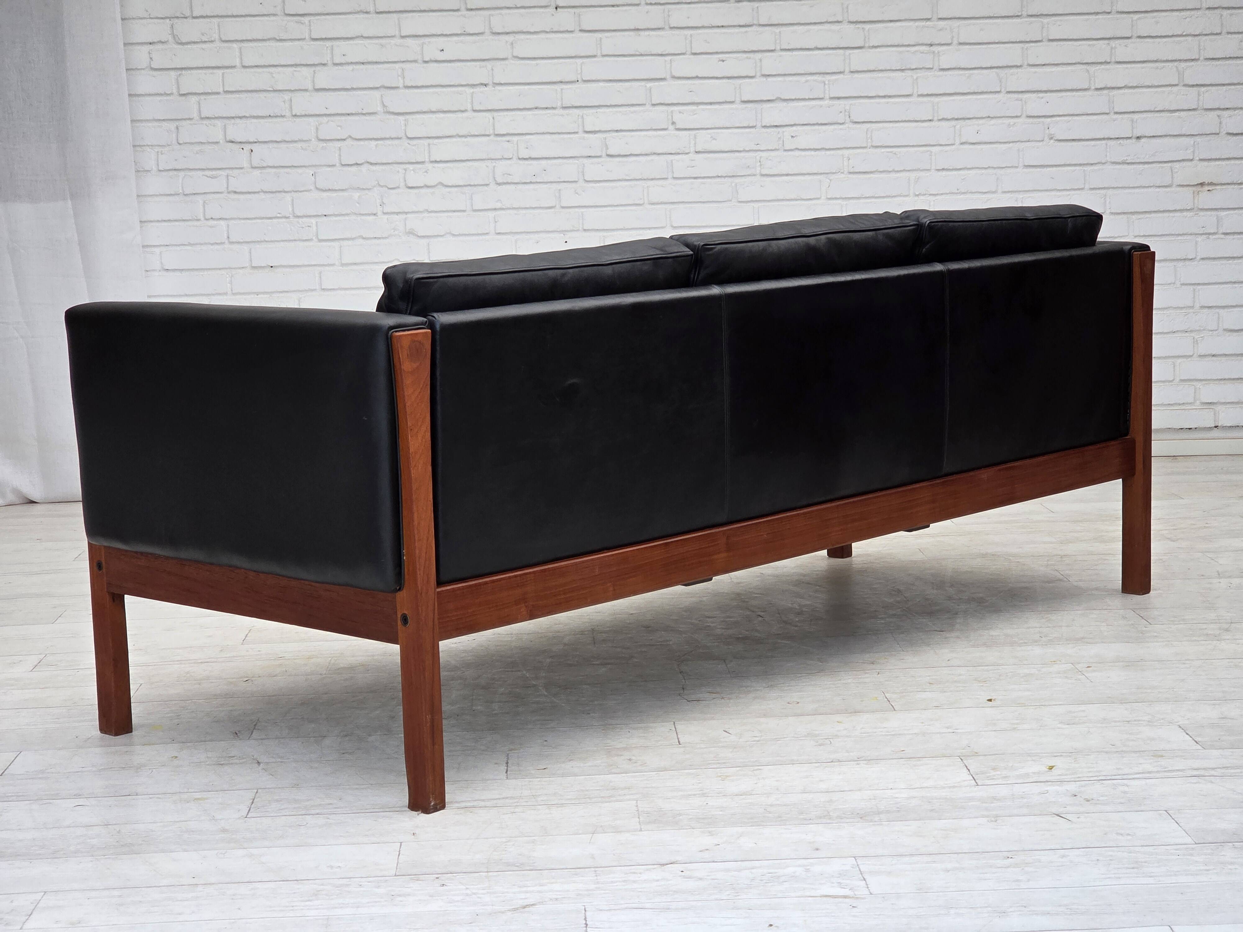 1960s, Danish design by H.J.Wegner, 3 seater sofa model CH 163.