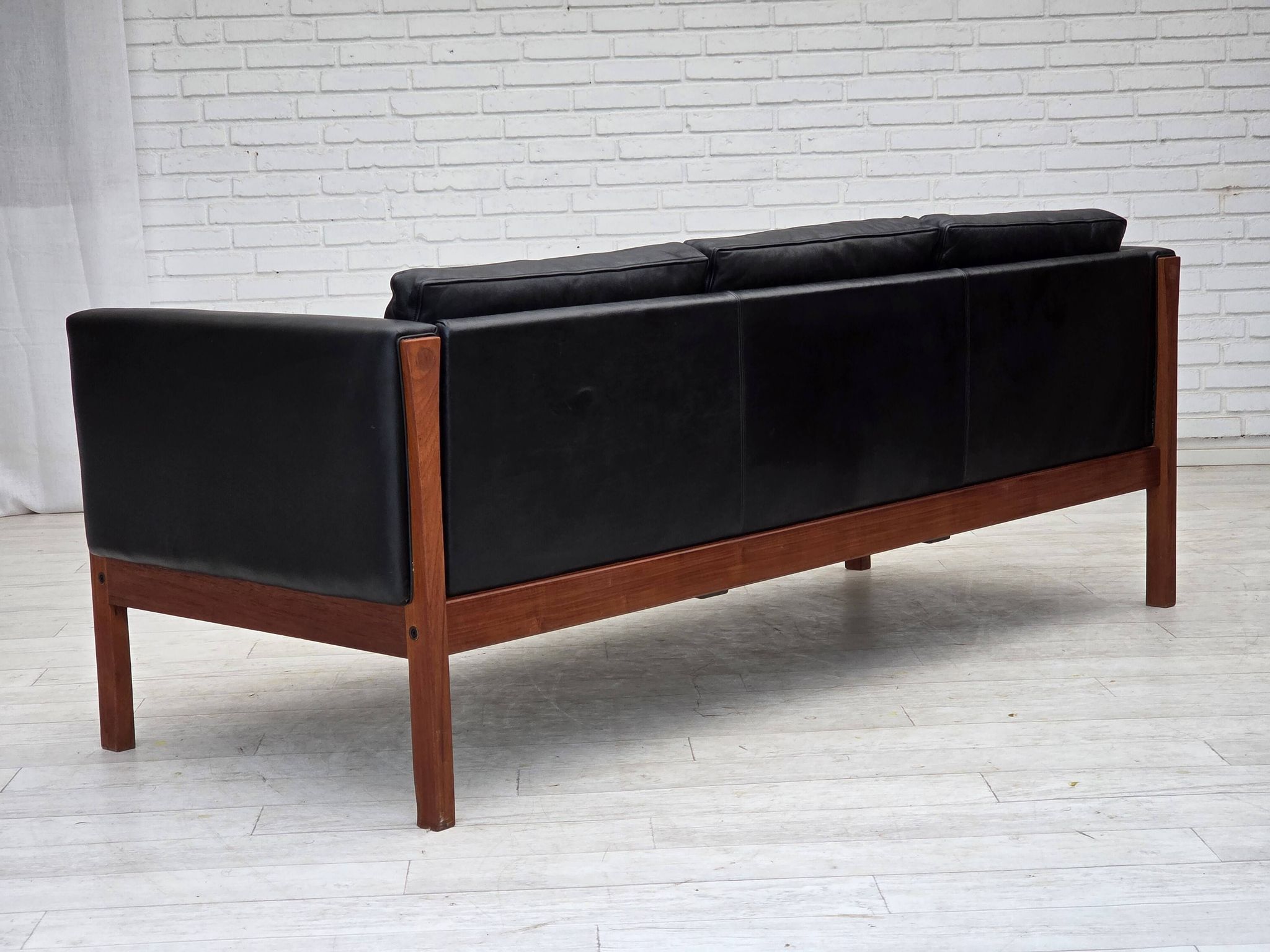 1960s, Danish design by H.J.Wegner, 3 seater sofa model CH 163.
