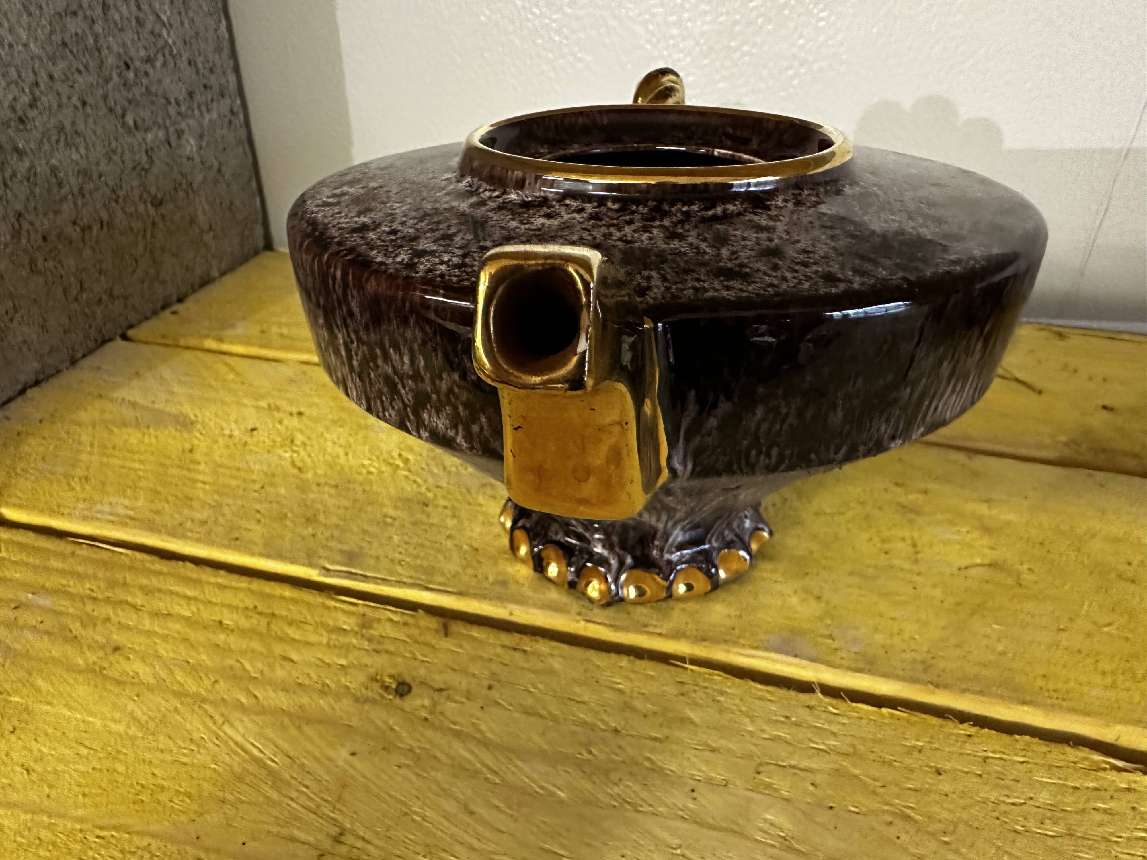 Ceramic milk jug from Vallauris by Marius Giuge