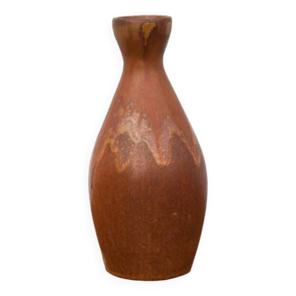 Vase grès vintage, vase céramique flammé, petit vase grès, collection, vase décoratif