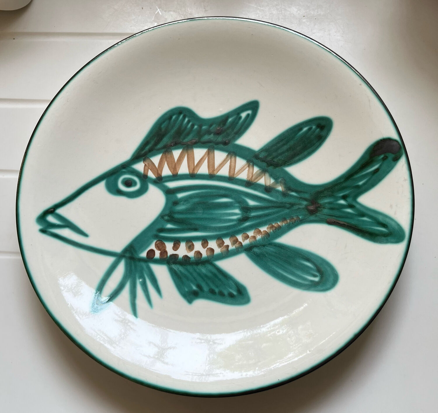Plate Robert Picault fish