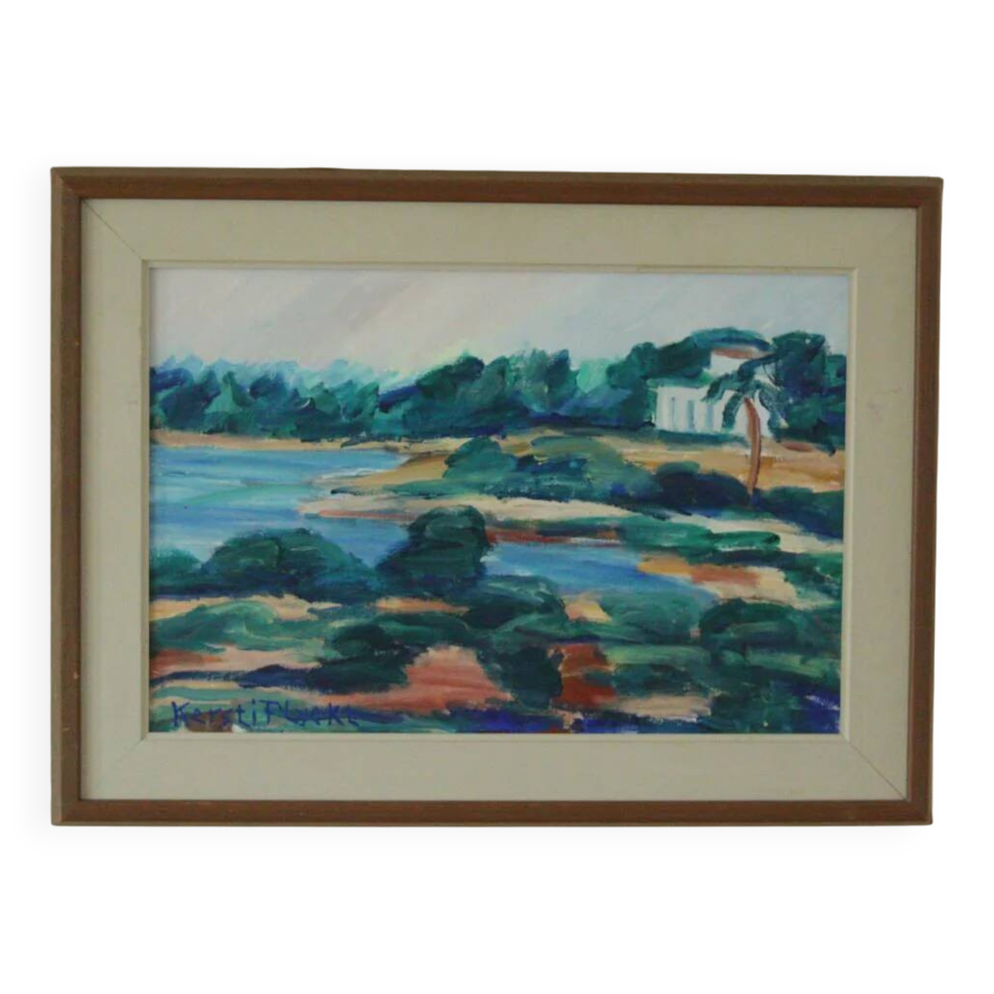 "Mediteranean Landscape" by Kersti Flyckt