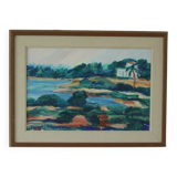 "Mediteranean Landscape" by Kersti Flyckt