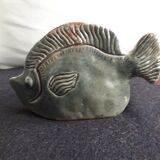 Vintage fish-shaped ceramic