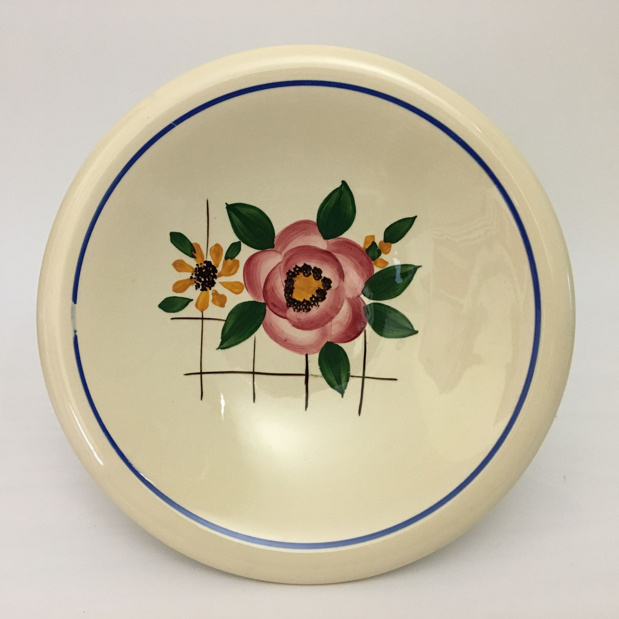 Dish "Sarreguemines - Congo" Art Deco flowers