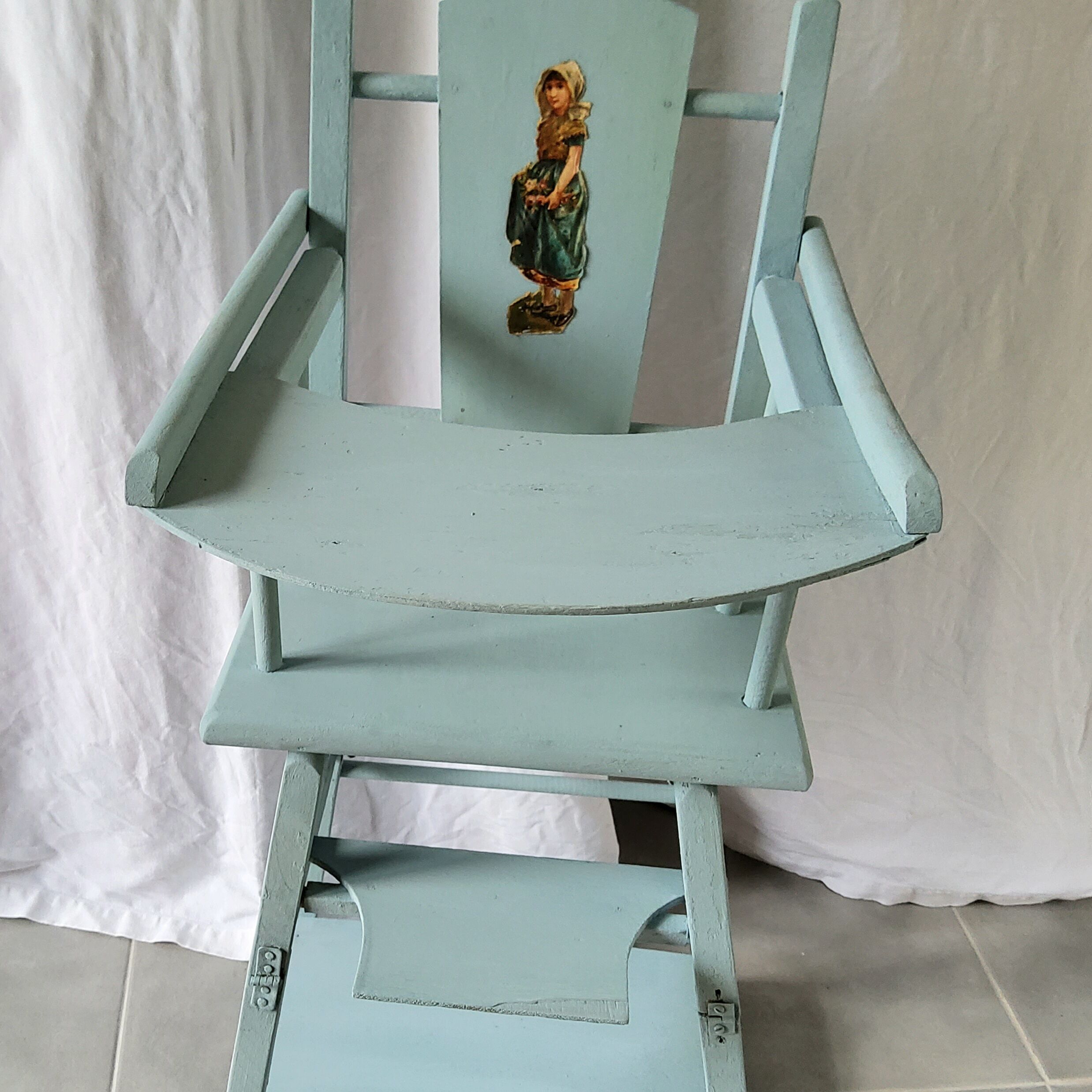 High chair doll