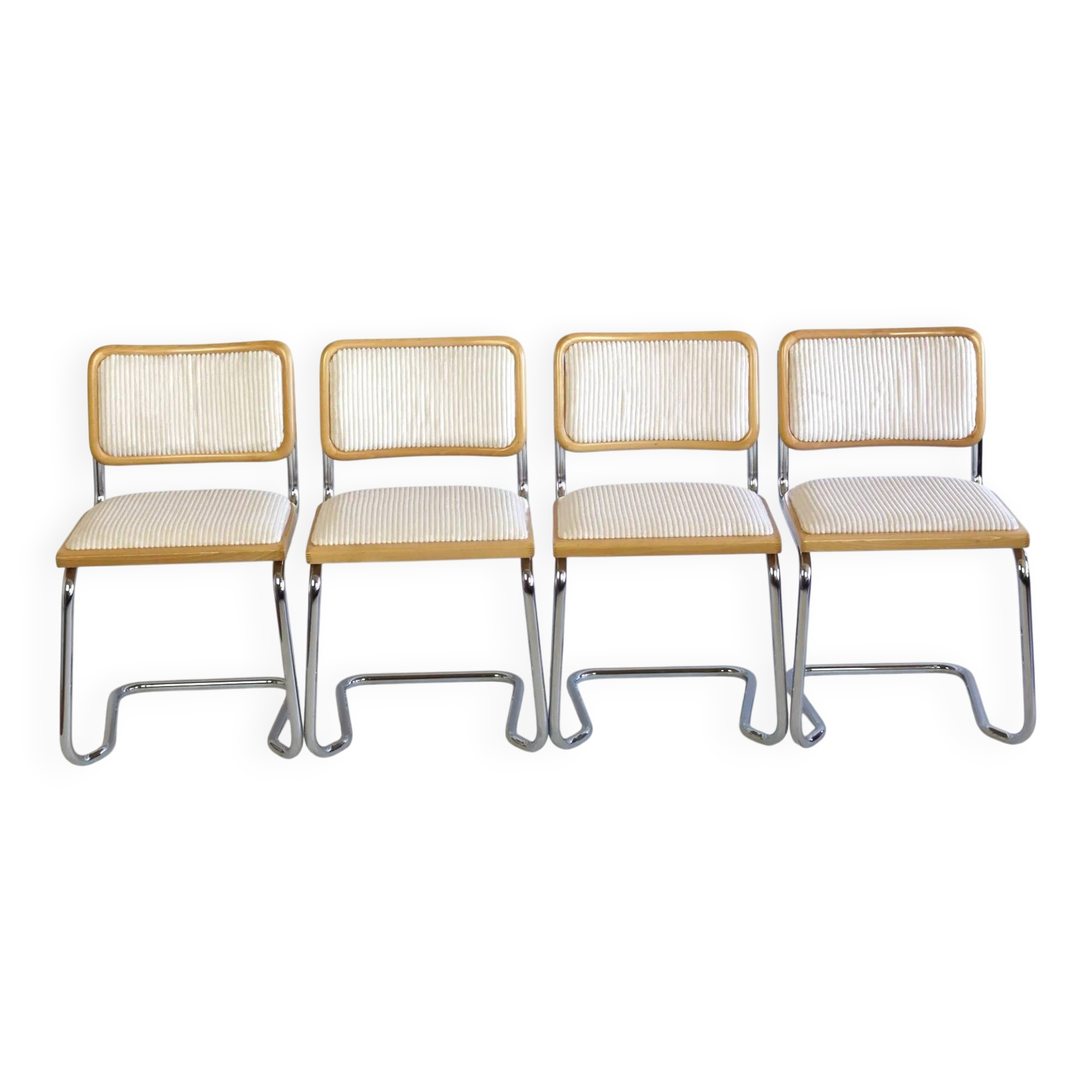 Set of four B32 chairs