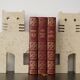 Pair of travertine bookends in  design Fratelli Mannelli