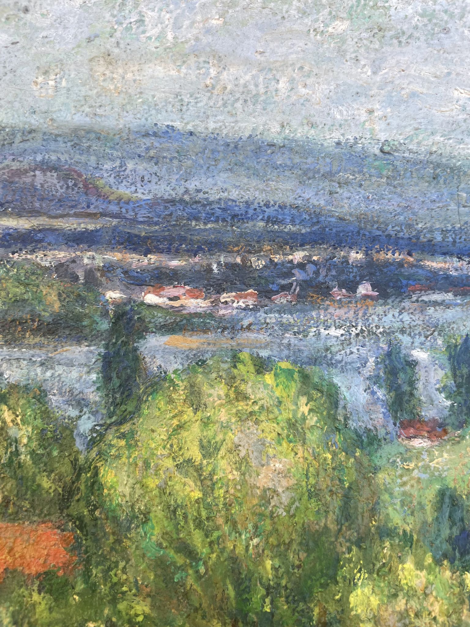 Tableau peinture paysage Isaac Liste XXe