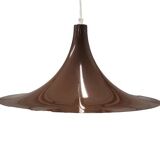Brown pendant lamp, Danish design, 1960s, production: Denmark