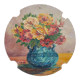 Old painting on wood signed A. Noblet