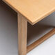 Coffee table in soap treated oak, carl malmsten, 1960's, sweden