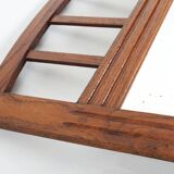 Art Deco mirror in solid wood with facet cut mirror, 1930s