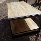 Industrial coffee table