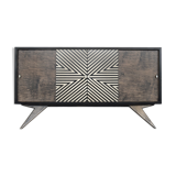 Sideboard with hand-painted pattern, 1960