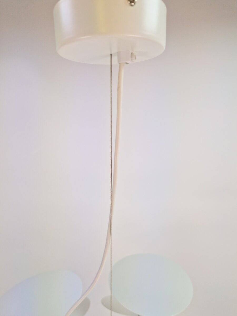 Suspension Discocó blanche par Christophe Mathieu pour Marset, années 2000.