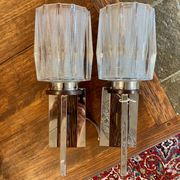 Pair of Mid-century Scandinavian Brutalist wall lights (1960s-70s)