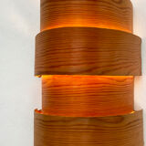 Pine veneer sconce, Sweden 1960s