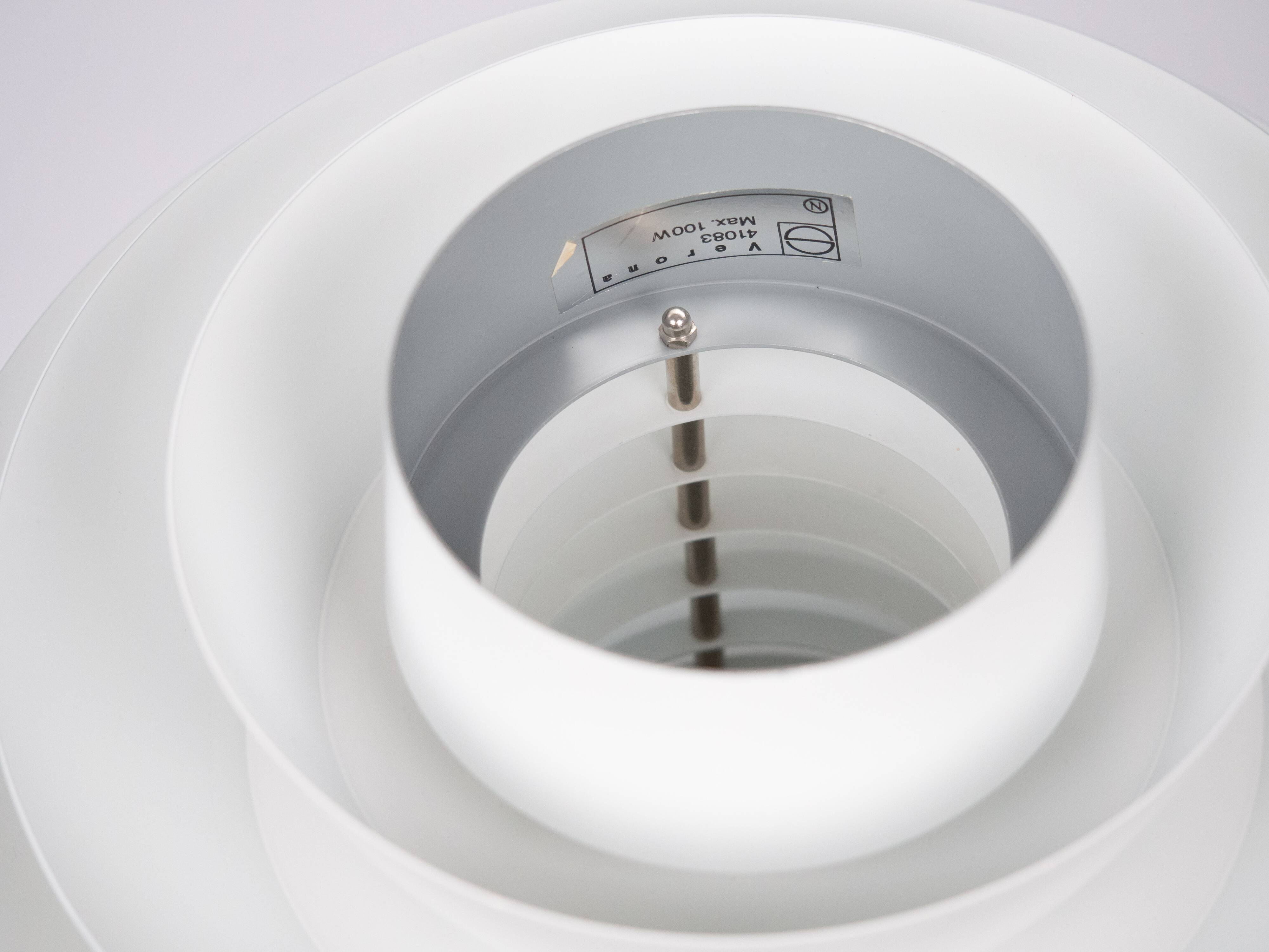 Danish vintage Verona pendant lamp by Svend Middelboe, Lyfa, 1962