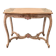 Vintage French provincial painted table | Shabby chic floral console table | Ornate rococo vanity desk with hand-painted roses