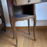 Wooden bedside table