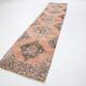 Tapis de couloir vintage Brunt rouge et marron 3x12, 88x382 cm