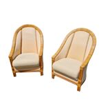 2 x Gasparucci lounge chairs