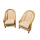 2 x Gasparucci lounge chairs