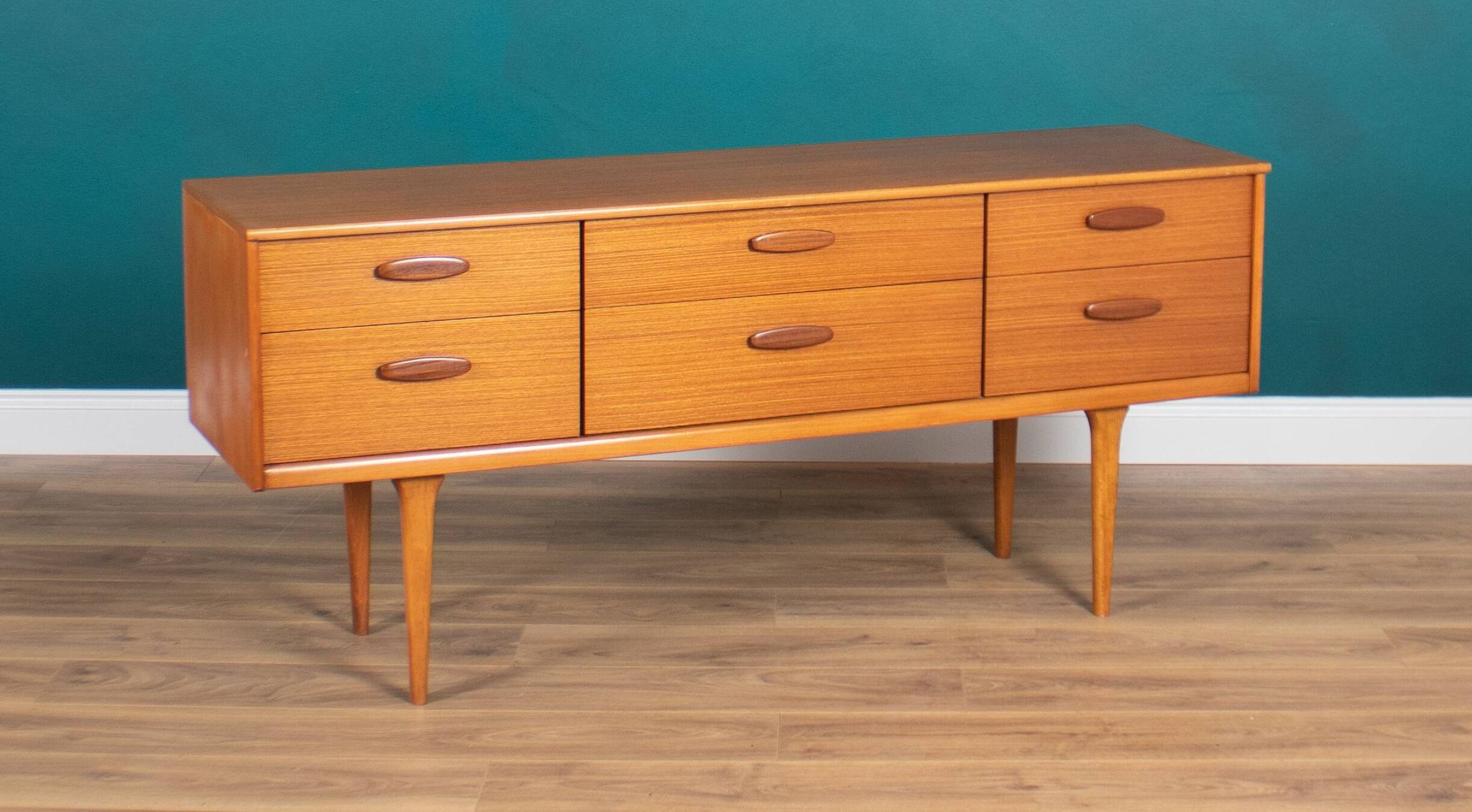 Retro Teak 1960s Austinsuite Chest Of Drawers Sideboard TV Cabinet