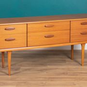 Retro Teak 1960s Austinsuite Chest Of Drawers Sideboard TV Cabinet