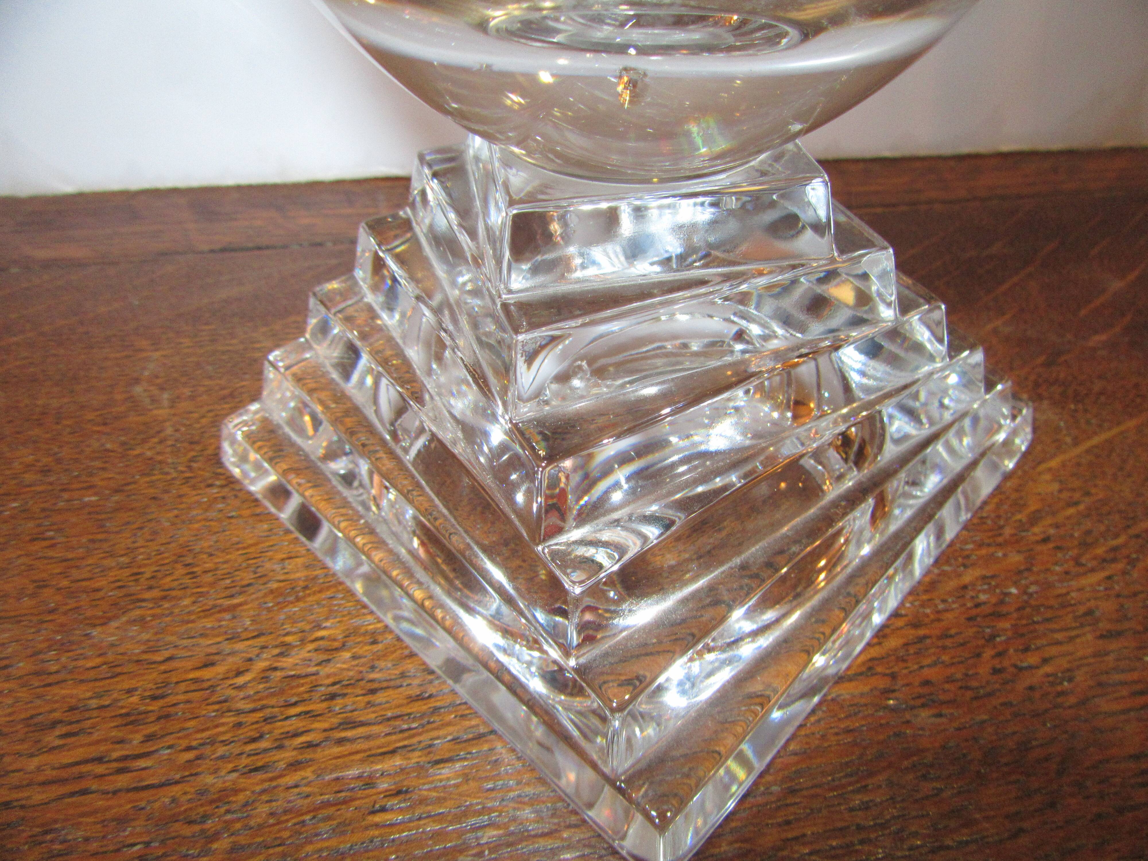 vase en cristal