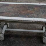Coffee table on slates
