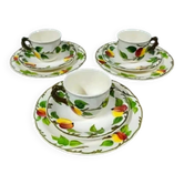 3 tasses à déjeuner vintage Villeroy & Boch Ma Pomme