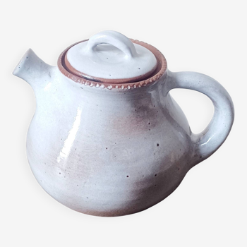 Ratilly enameled stoneware teapot by Jeanne and Norbert Pierlot