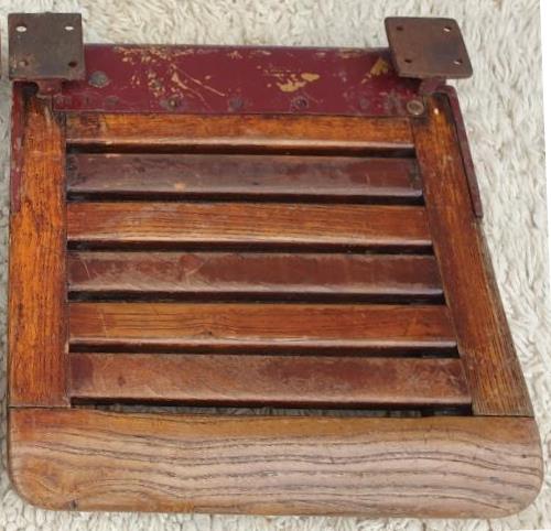 Folding seat wood Paris metro Sprague 1920