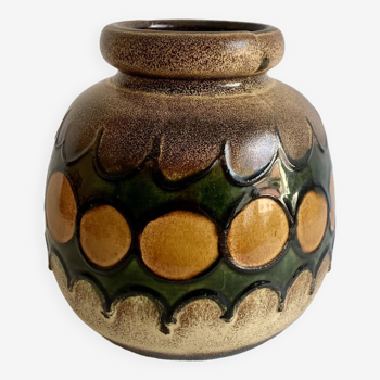 Vase en poterie, Allemagne de l'Ouest, années 1960