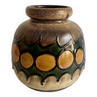 Vase en poterie, Allemagne de l'Ouest, années 1960
