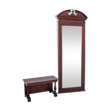 Antique console with mirror, Northern Europe, circa 1900.