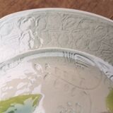 Old barbotine plate, St Clément factory