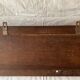 Art Deco wall-mounted coat rack in solid wood - 5 hooks