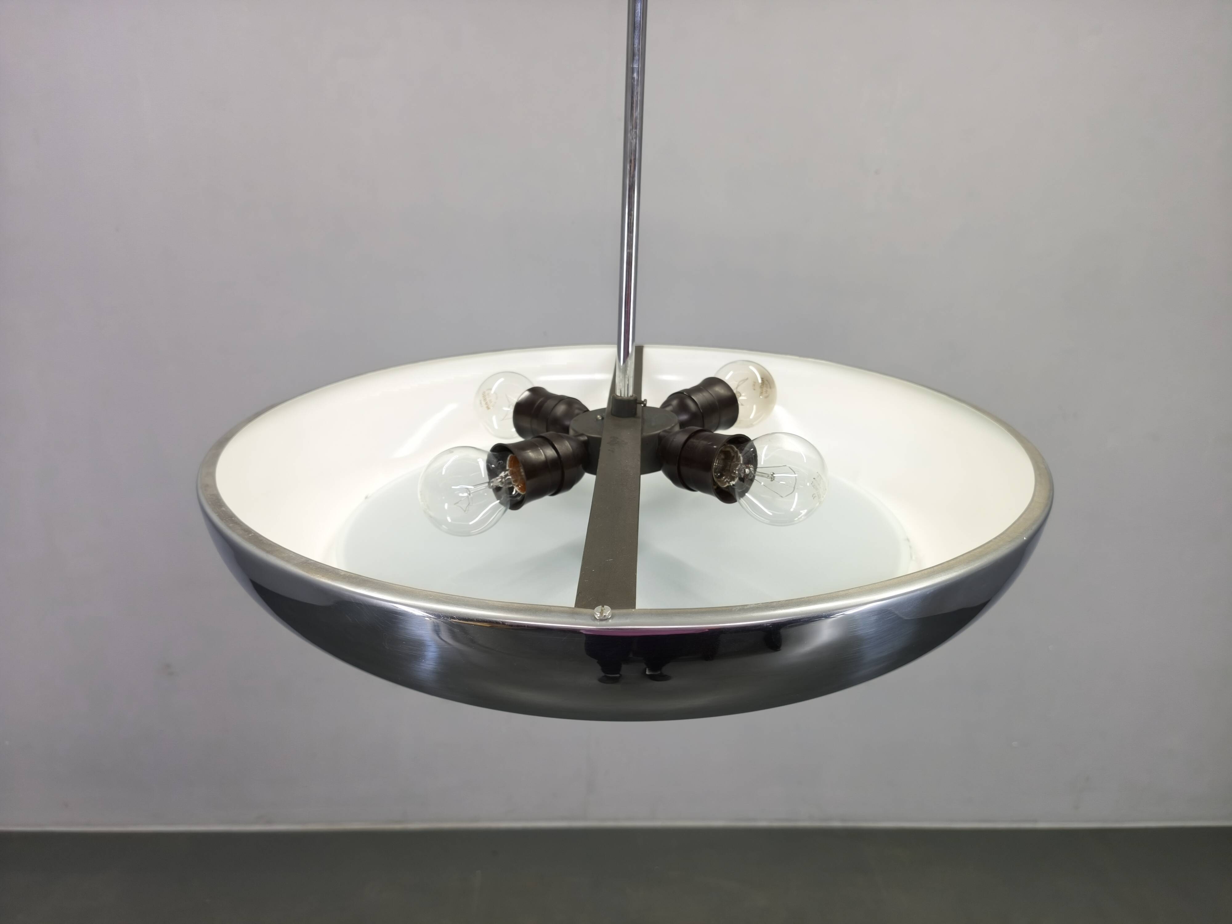 Bauhaus UFO Pendant Lamp by Josef Hurka for Napako, 1930s