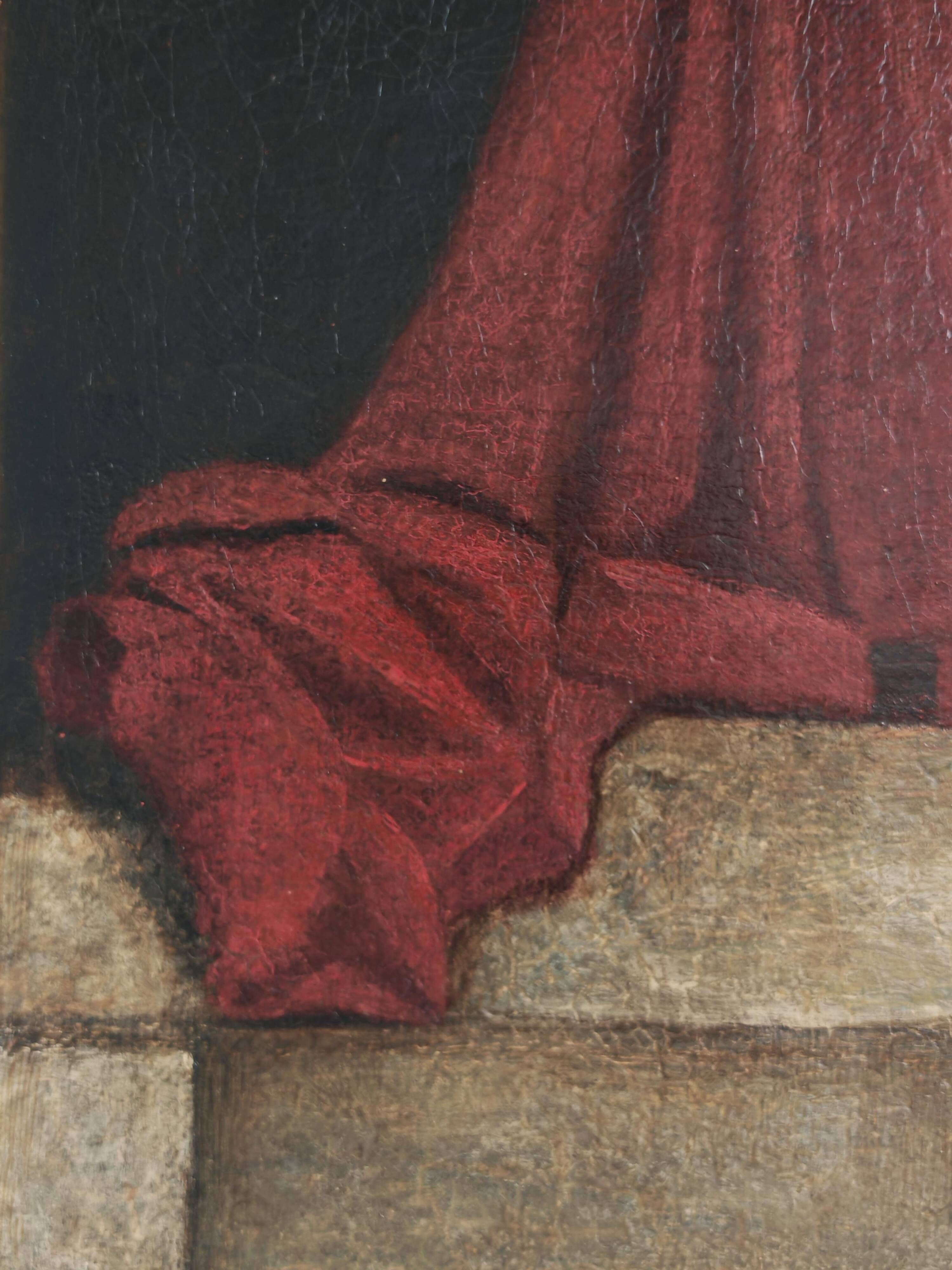 "The Cardinal", oil on canvas by Nicolo Barbino, 19th century.